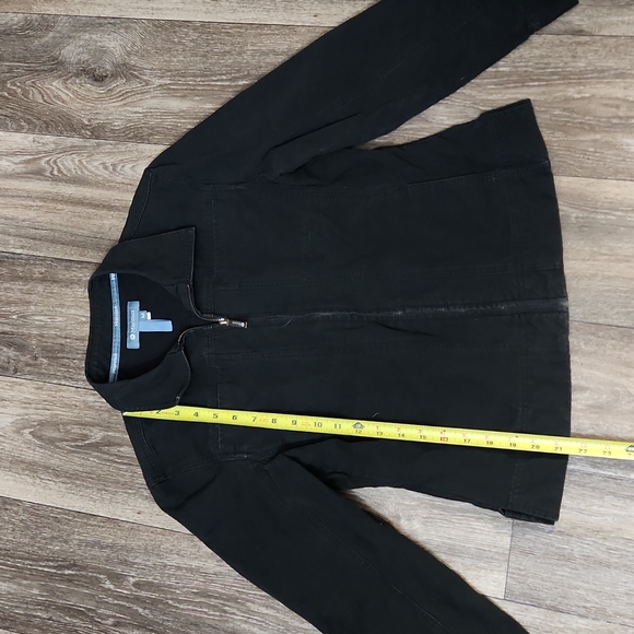 Marmot Black Denim Zip Up Jacket Size Medium - Picture 6 of 8